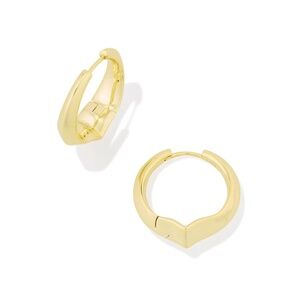 Kendra Scott Henley Gold-toned Metal Hoop Earrings